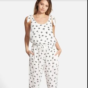 Madewell Palm Print Jumpsuit